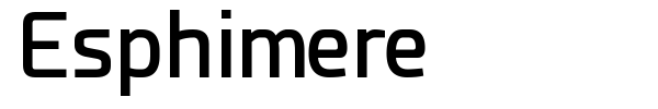 Esphimere font preview
